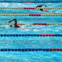 streaming swimming event