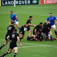 rugby being played